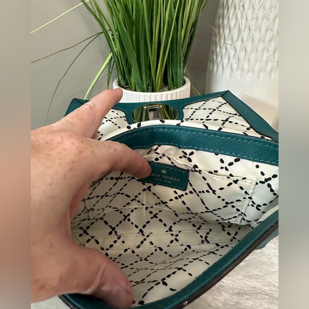 Kate Spade - Pristine condition - Teal Crossbody bag - Picture 6 of 12